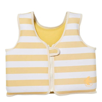 SUNNYLiFESUNNYLiFE - Kids Swim Vest 2-3 Sid the Seagull Mustard StripeS51VVMS2