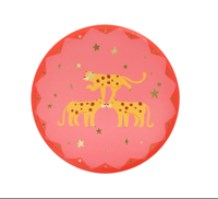 Meri Meri - Circus Side Plates - Sirk Tabaklar (M) (x8) Tabaklar