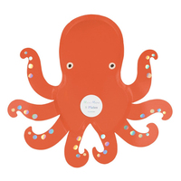 Meri Meri - Octopus Plates - Ahtapot Tabaklar - 8'li Tabaklar
