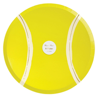 Meri Meri - Tennis Plates - Tenis Tabaklar - 8'li Tabaklar