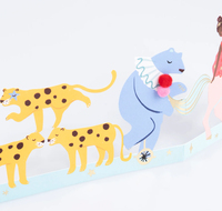 Meri Meri - Circus Concertina Card - Sirk Tebrik Kartı Tebrik Kartları