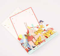 Meri Meri - Circus Concertina Card - Sirk Tebrik Kartı Tebrik Kartları