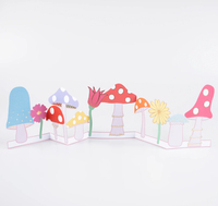 Meri Meri - Mushroom Concertina Card - Mantar Tebrik Kartı Tebrik Kartları