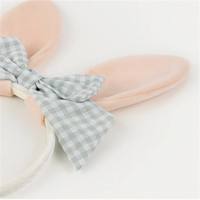 Meri Meri - Velvet Pom Pom Bunny Ears - Kadife Pom Pom Tavşan Kulakları Tokalar ve Taçlar