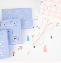 Meri Meri - Enamel Charm Necklace Advent Calendar - Kolye Advent Calendar Yeni Yıl