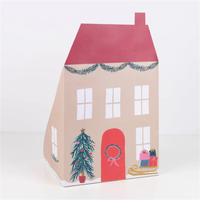 Meri Meri - Santa's House Pop Up Advent Calendar - Noel Baba'nın Evi Advent Calendar Yeni Yıl