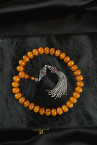Bahadır Kılıç Usta İşçiliği Eski Osmanlı Gümüş Tasarım Tesbih (Antique Faturan Amber Beads فاتوران عنبر خرز عتيق)