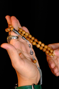 Fakir Usta El işçiliği Nakkaş İmame Tamamı Gümüş Tasarım Kuka Tesbih
