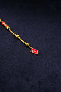 Gold Ayyıldız Tasarım Gümüş Püskül