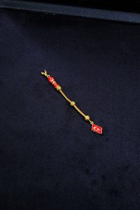 Gold Ayyıldız Tasarım Gümüş Püskül