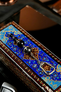 Gümüş İşleme Erzurum Oltu Taşı Anahtarlık 