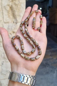 Leopard Color Yeni Galalith (Galanit) Tesbih Usta İşçiliği