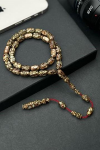 Leopard Color Yeni Galalith (Galanit) Tesbih Usta İşçiliği