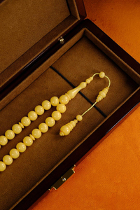 Master Ahmet Levent İşçilik Özel Koleksiyonluk Tesbih (Amber), (مسبحة قطرة كهريبار)