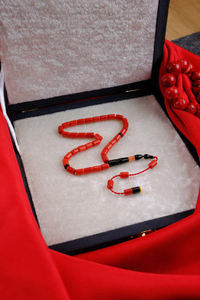 Orjinal Cezayir Mercanı Sistemli Tasarım Tesbih (Algerian Coral),(مرجان جزائري)