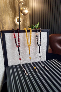 Üç Silahşör Basic Tasarım Ateşi Sıkma Kehribar 3'lü Set