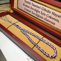 Zirkon Taşı Tesbih Gümüş