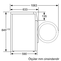 PROFİLO ÇAMAŞIR MAKİNESİ - CMN12190TR 9KG