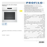 PROFİLO FRMA356C ANKASTRE FIRIN