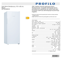 PROFİLO SOLO DERİN DONDURUCU - DF1029WEVV
