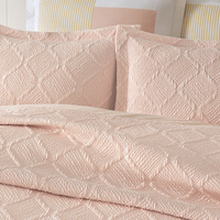 PUFFY ÇİFT KİŞİLİK JULİAN YATAK ÖRTÜSÜ SET - BLUSH