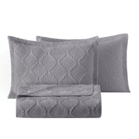 PUFFY ÇİFT KİŞİLİK JULİAN YATAK ÖRTÜSÜ SET - FÜME