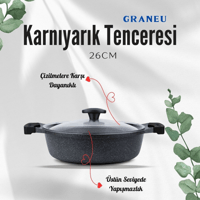 THERMOAD GRANEU 7 PARÇA DÖKÜM GRANİT TENCERE SET