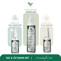 Saç&Vücut için Tam Bakım Seti | Şampuan + Serum + Krem