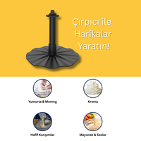 Instantchopper 1000 PRO – 2.3 L Cam ve Çelik Hazneli Et Kıyma & Sebze Rondo Doğrayıcı + Ekstra 1.2 L Hazne
