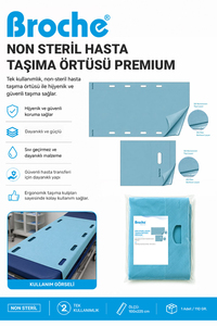 NON STERİL HASTA TAŞIMA ÖRTÜSÜ 10'LU