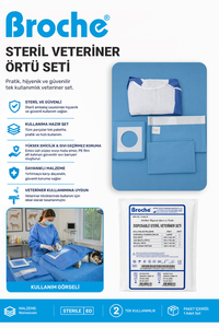 STERİL VETERİNER ÖRTÜ SETİ 10'LU