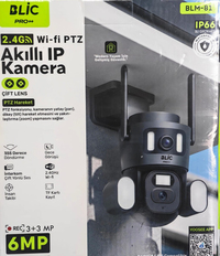 BLIC BLM-81 6MP Çift Lens WiFi PTZ IP Güvenlik Kamerası
