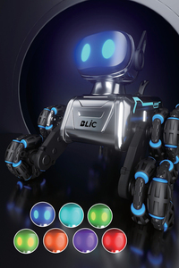 BLIC BRB2 AI Akıllı Robot Köpek – Uzaktan Kumandalı, Jest ve Ses Kontrollü, 360° Akrobatik Hareketli, RGB Işıklı, Sesli ve Buhar Efektli Şarjlı Oyuncak