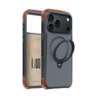 Torras Apple iPhone 18 Pro Ostand Q3 Air Pro Standlı Magsafe Kapak - Siyah