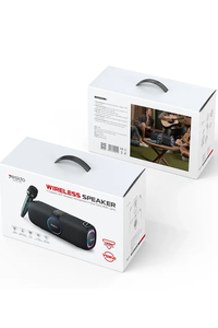 Yesido YSW21 2 Adet 40W ve 2 Adet 20W Dahili BT 5.0 RGB Kablosuz Hoparlör - Siyah