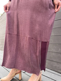 Almarwah Black 303809 Bordo Elbise