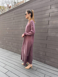 Almarwah Black 303809 Bordo Elbise