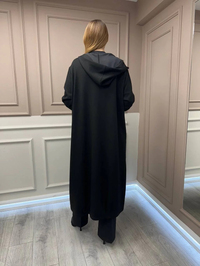Almarwah Black 50932 Siyah Fermuarlı Kap