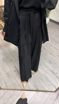 Ceremony 26Y835 Siyah Cebi Taş İşlemeli İkili Takım