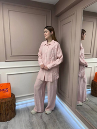 Ceremony 5181 Pembe İşleme Detaylı Pantolonlu Takım