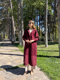 Ceremony 6811 Bordo Fermuar Cep Detaylı Kap