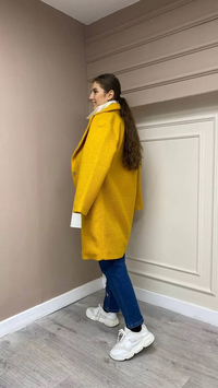 Cloche CL2929 Sarı Oversize Kap