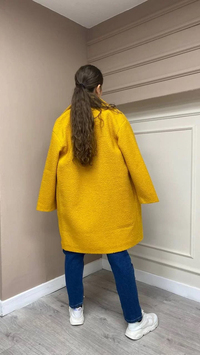 Cloche CL2929 Sarı Oversize Kap