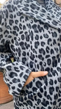 Cloche CL2970 Gri Leopar Kaban