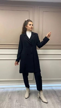 Cloche CL2983 Siyah Blazer Ceket Pantolon Takım