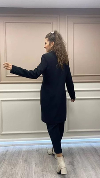 Cloche CL2983 Siyah Blazer Ceket Pantolon Takım
