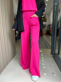Cloche Cl2996 Fuşya Önü Cep Detaylı Pantolon