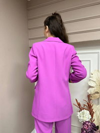 Cloche CL3007 Fuşya Ceketli Takım