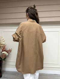 Cloche CL3034 Kahverengi Tunik