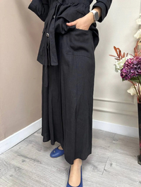 Cloche CL3043 Siyah Keten Etek